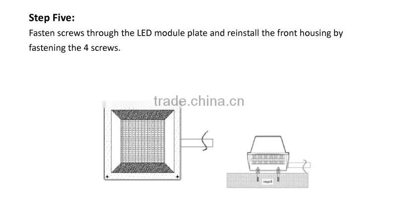 2016 Recessed Retrofit LED Canopy Light 90w Warehouse outdoor led canopy lights