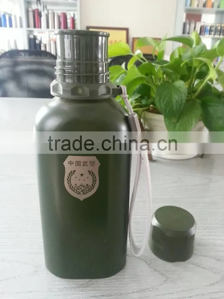 cheap plastic water bottle for military use