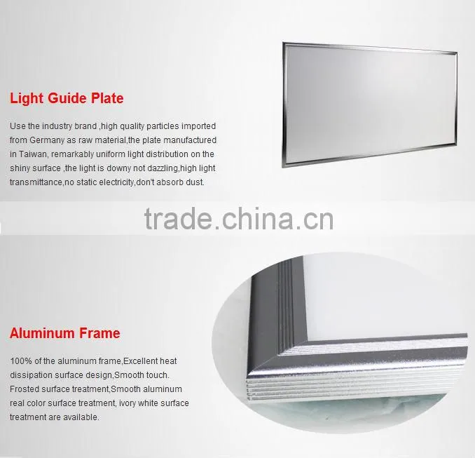 Uniformed luminance 72W 600*1200 LED panel light