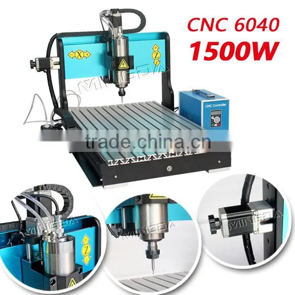 MINGDA CNC 6040 1500W aluminum Cutting machine/CNC Engraving machine/CNC Milling machine