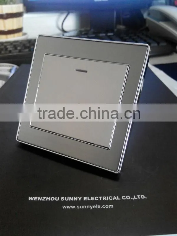 led push button wall light switch