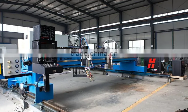 Cnc Control Big Capacity High Precision Plasma Fine Cutting Machine True Hole Tech