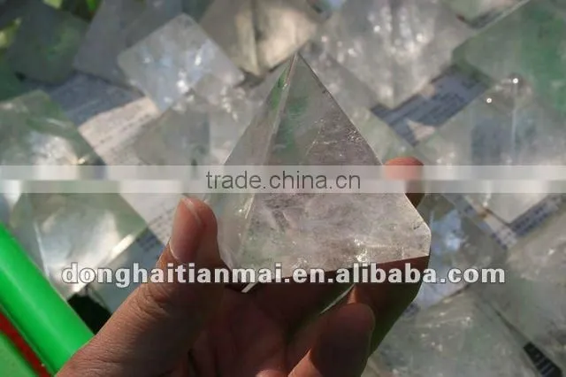 Beautiful Natural Clear QUARTZ Crystal HEALING Pyramid For Decoration, Gift