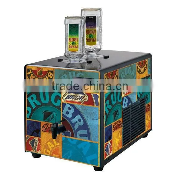 Chilled Alcoholic Drink Dispenser Pub Commecial Mini Freezer Bottle Display Shot Machine