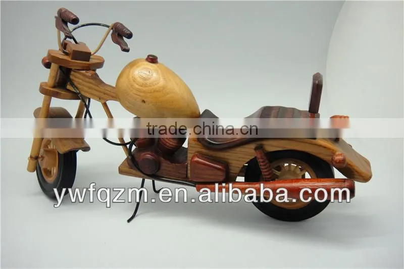 Home Decor Wooden Toy Model Motorcycles Toy