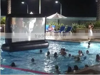 Pool Decoration Inflatable Movie Theater Screen