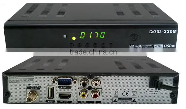 2015 top sale DVB-S2 Free to air set top box satellite receiver