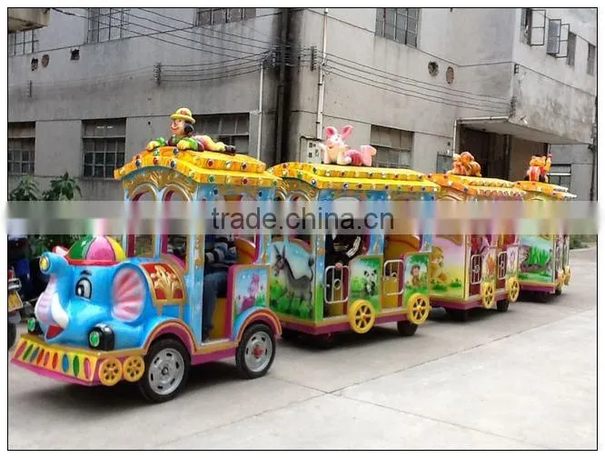 Amusement Park Games Factory Playground Rides Trackless Train For Sale!