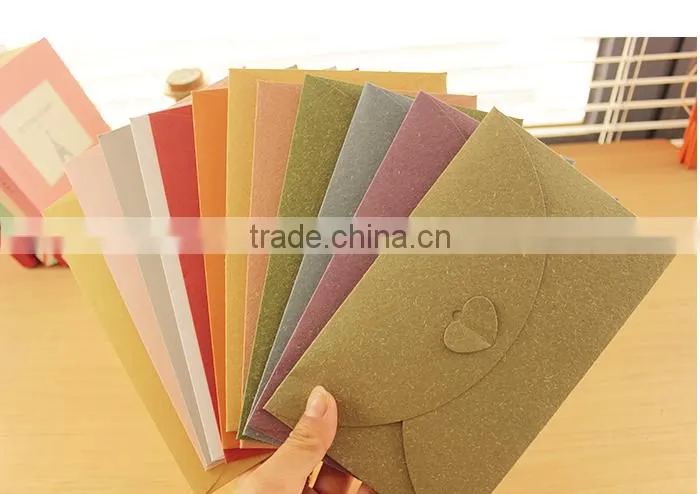 button envelopes for party and wedding with yellow green black white red pink colour