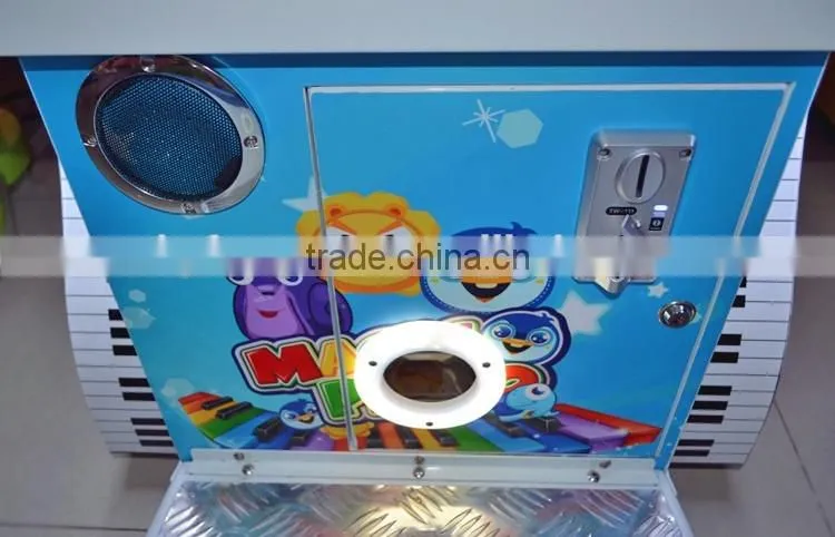 Coin operated magic piano game machine/tickets game machine