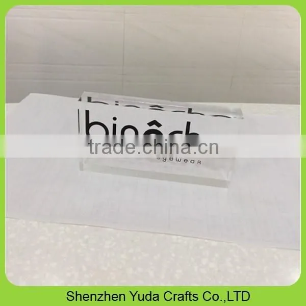 acrylic block brick with engraving or printing high transparency clear plexi acrylic block sheet