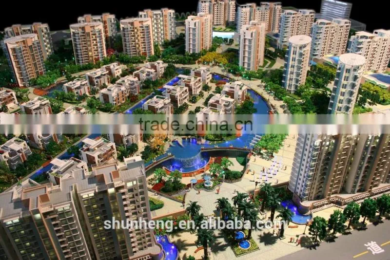 architectural scale model making service/SH building scale model making