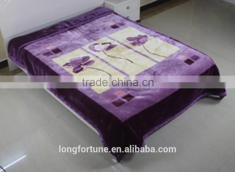 best selling stock polyester mink blanket