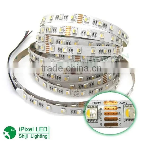 SMD5050 60LEDS/m RGBW flexible pixel led strip light for decoration