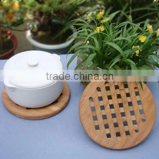 bamboo cup bowl mat coaster