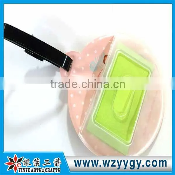 Custom animal pvc luggage tags pvc film card holder tags