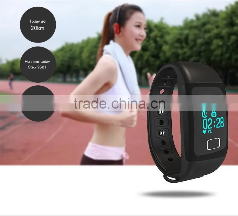 smart wristband heart rate monitor smart bracelet Bluetooth Pedometer for smart phone long stand by