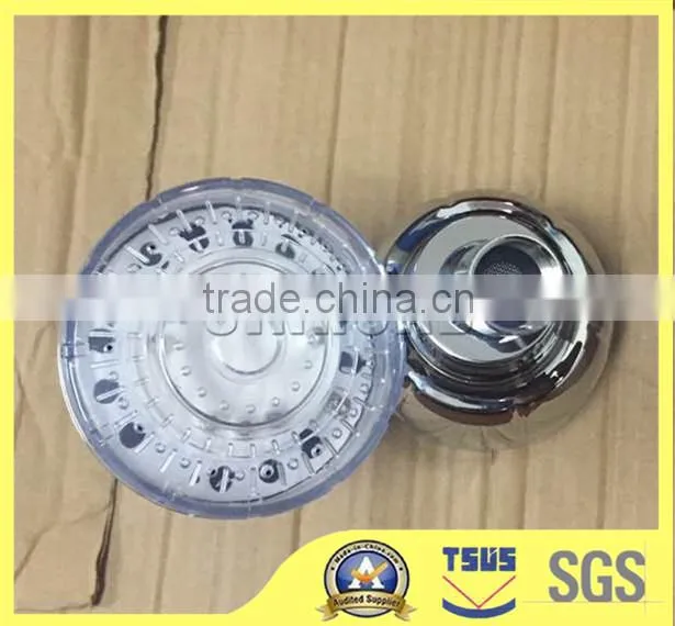 2015 new style electric led water saving ceiling time temperature control led shower head