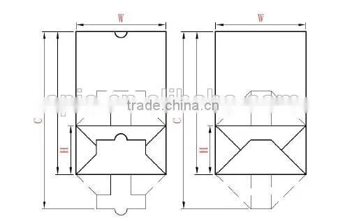 Roll Feed square bottom kraft paper bag making machine