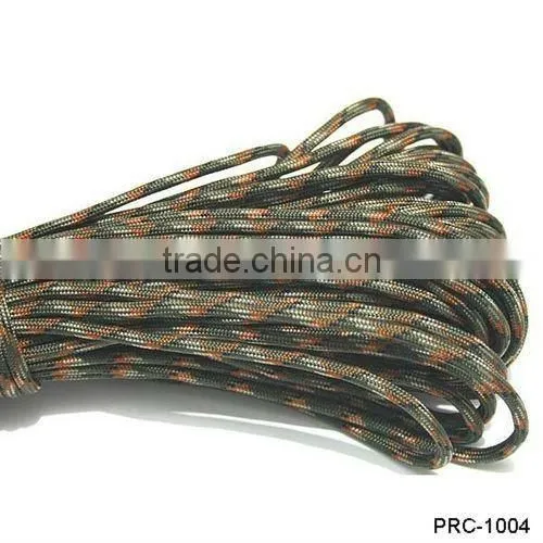 550 Cord Army green camouflage Camping cord 100FT (31M) 50 Colors PRC-1004