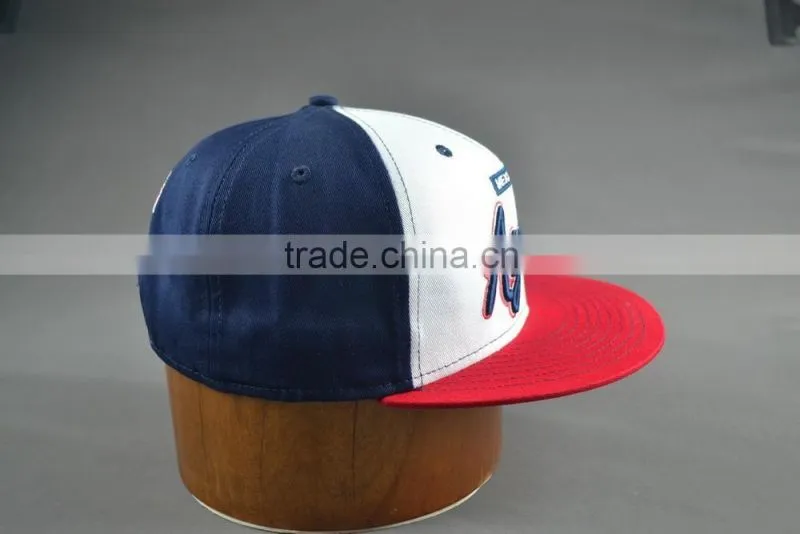China factory custom 6-panel snapback caps with embroidery logo