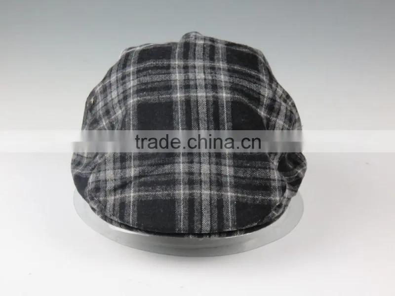 Men's Women's Brown Solid Plain Flat Cabbie Duckbill Newsboy Beret Gatsby Cap Ivy Hat