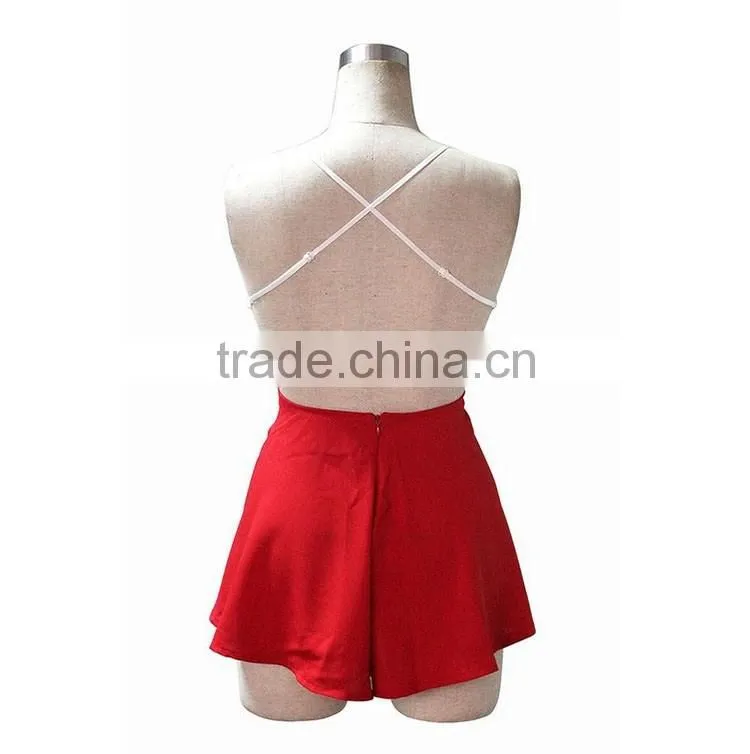 White And Red Cross Sexy Women Dress