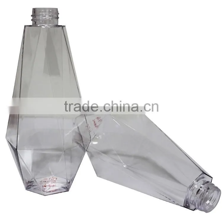 China cheap wholesale custom made 500ml empty plastic cosmetic packaging bottle
