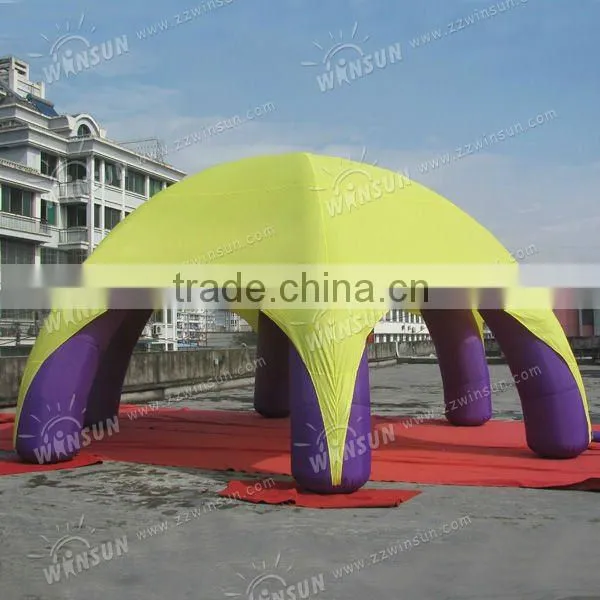 EN15649 environmentally non-toxic 4m diameter clear inflatable cabin tent