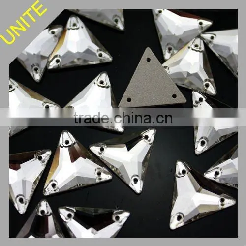 Triangle sew on rhinestones U3270
