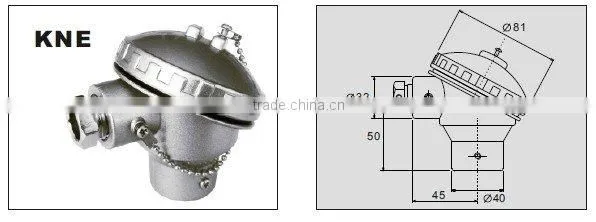 temperature sensor head KNE
