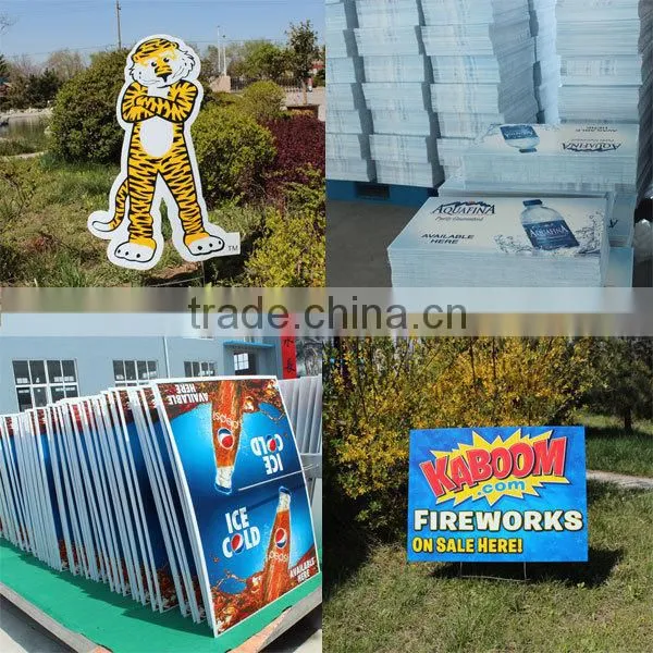 Indoor Outdoor Strong Corflute Sign Stand From China Factory
