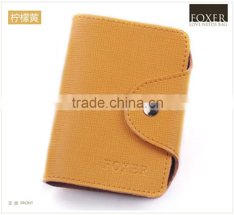 ladies business card id card holder credit card wallet for promotion