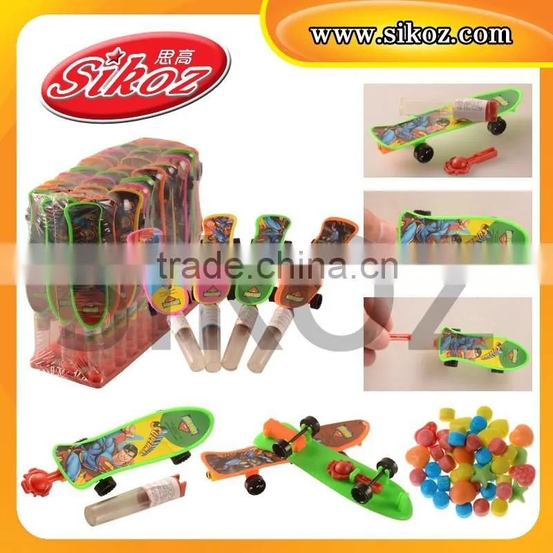 SK-T380 Plastic Skateboard toy candy
