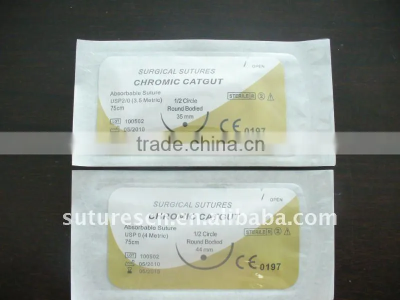 dispsable catgut with needle