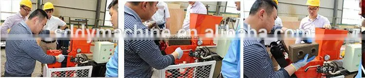 1-25 interlocking brick making machine for Africa