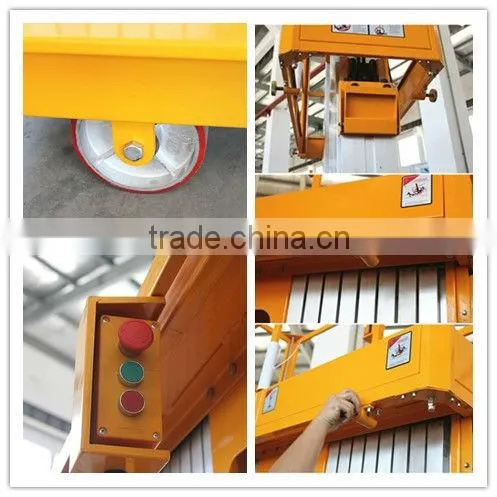 6.0m Double mast Mobile Aluminium working platform