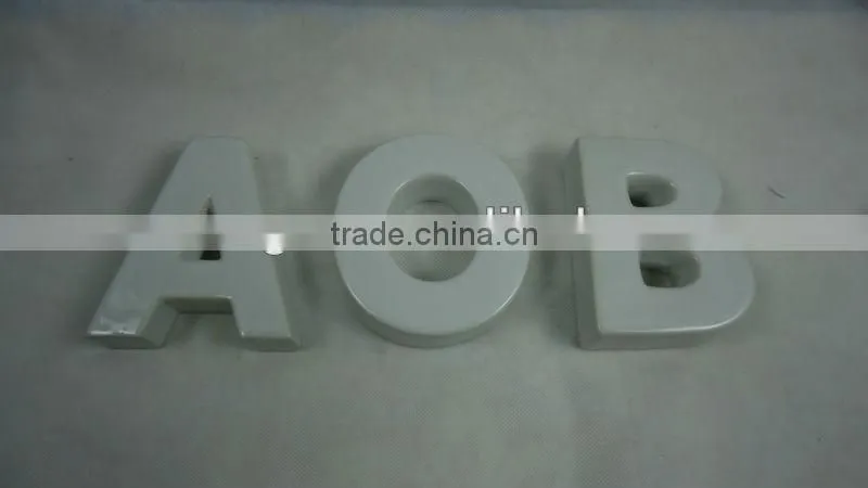 ceramic letter shaped dish home decoration