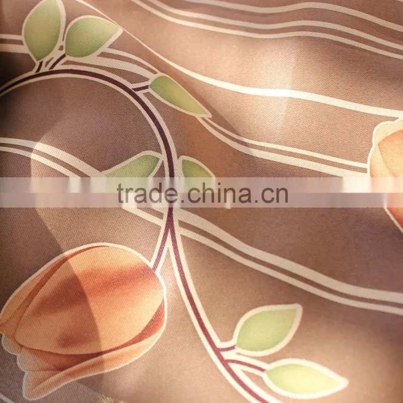 2016 summer color blackout curtain ,luxury polyester fabric twill for living room