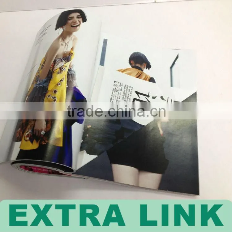 Professional Gloss Paper Ladies' High Heel Shoe Magazine Printing