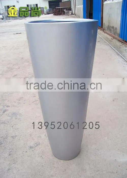 glazed brass conical beautiful poly fiber urn