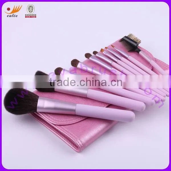 High Quality Handle Makeup Brush Set in 10pcs