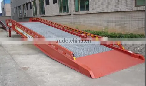 hot dipped galvanized hydraulic container load ramp