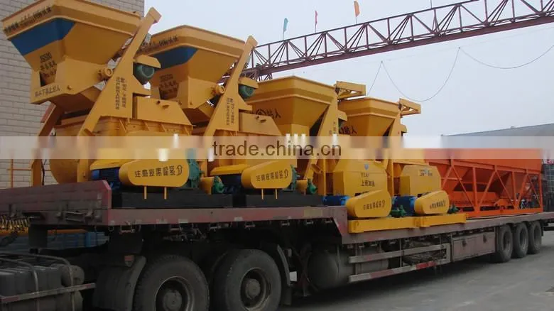 JS500 concrete mixer machine for construction with 500L discharge volume