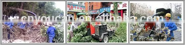 High Quality movable wood chipper/diesel wood chipper