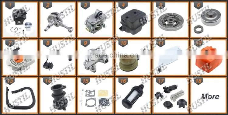 MS361 Gasoline Chain Saw Spare Parts Chainsaw Air Filter Starter and so on