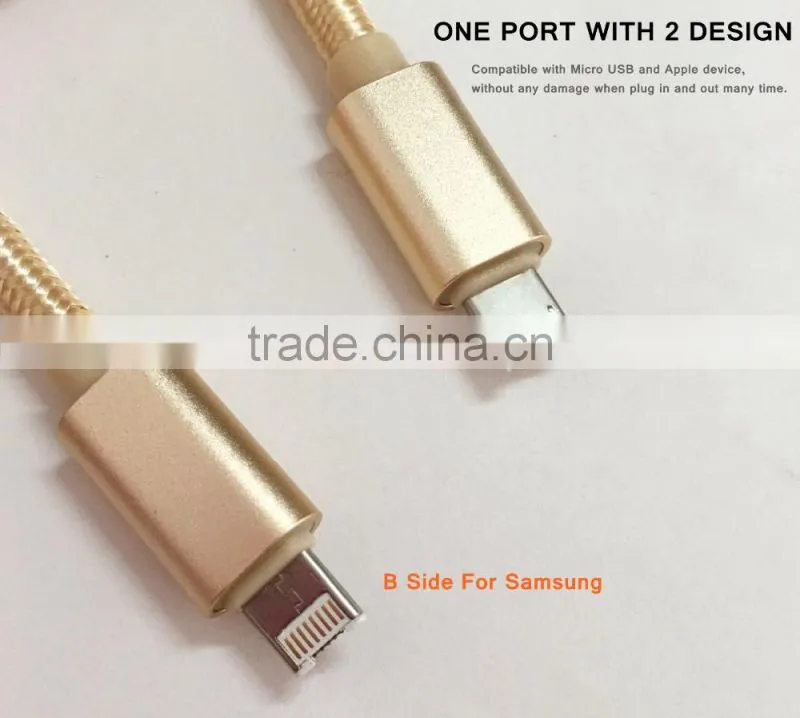 Top Quality For Samsung Micro USB Data Charger Cable For android phone CB02