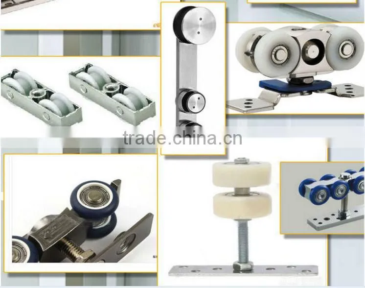 New design nylon roller/carbon bearing roller/wheels for sliding hanging door