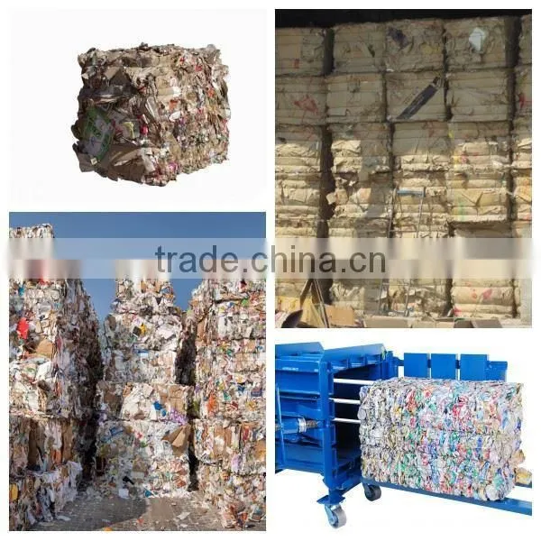 Resource-saving waste paper compressor machine with high performance