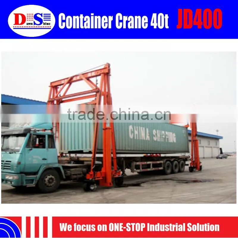 Easy Operation Simple Container Crane 40T JD400 Gantry Crane Price Container